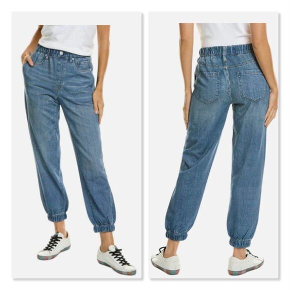 NEW! Blank NYC | 'Overthink It' Denim Jogger Pants - size 3X - Picture 1 of 13